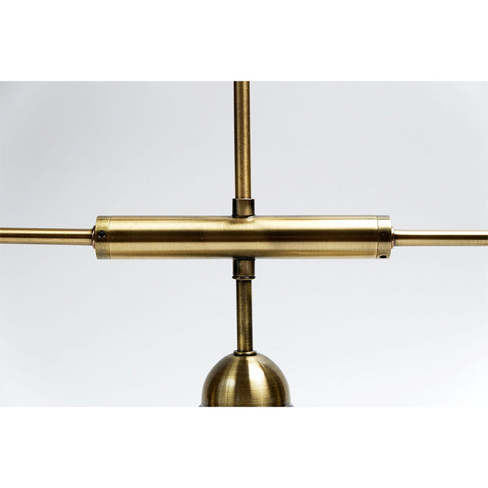 Manor 3-Arm Pendant Light - Weathered Brass