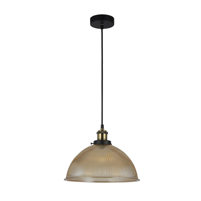 Tristan Glass Pendant Light - Amber