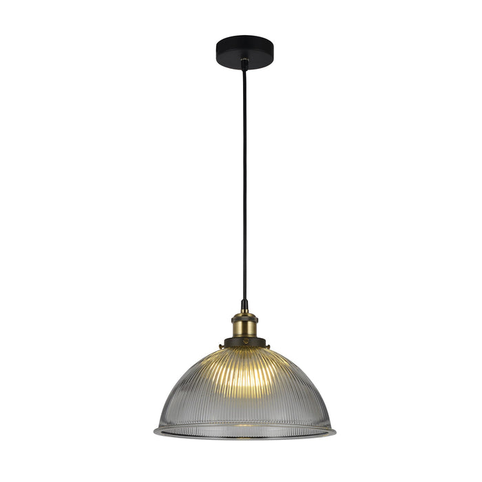 Tristan Glass Pendant Light - Grey