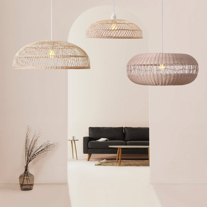 Amara Rattan Pendant Light - Large