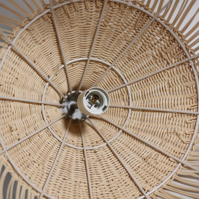 Shanen Rattan Pendant Light - White