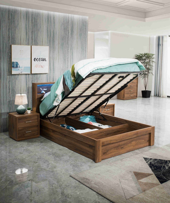 London Storage Bed Rustic