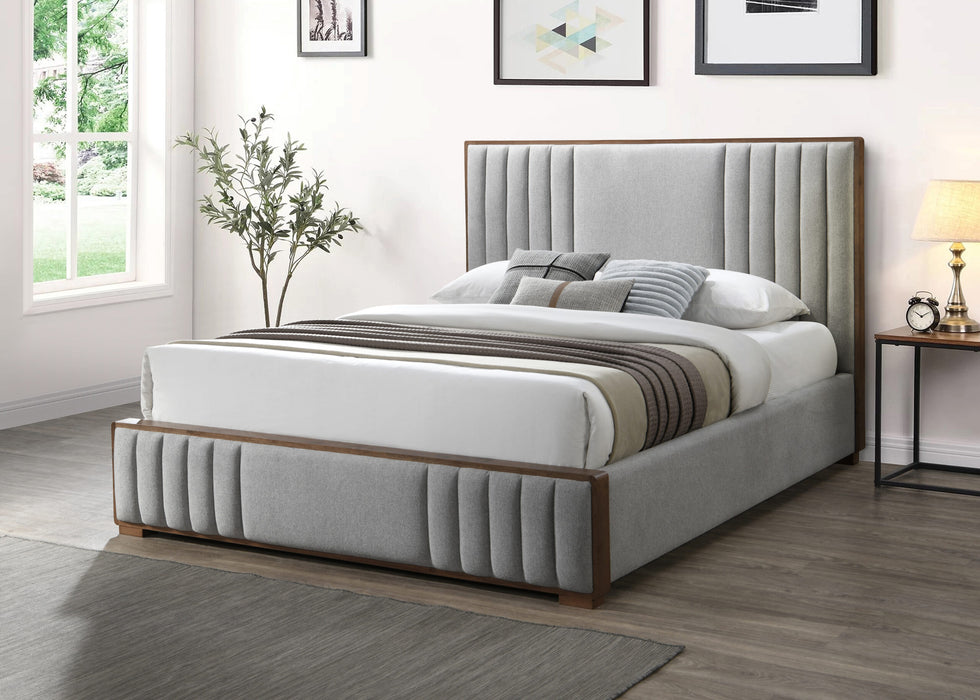 Luxe Fabric Bed Frame Grey