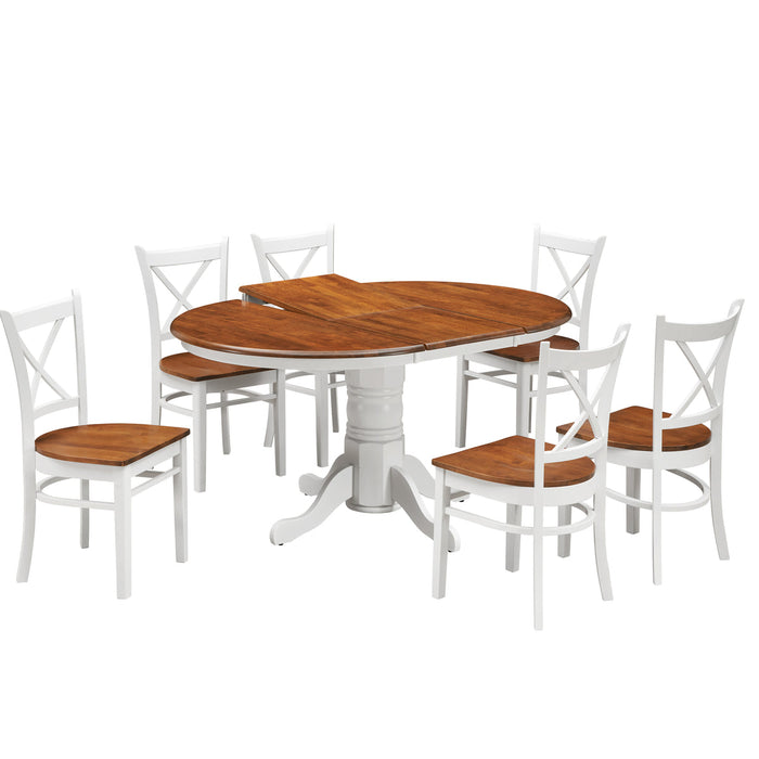 6 Seater Harrison Extendable Table & Chair Set