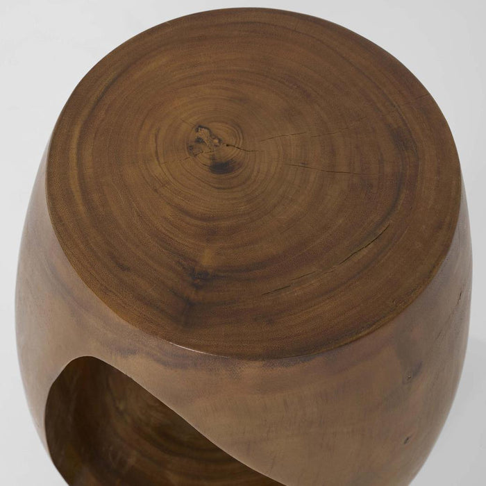 Hobart Wooden Side Table Natural - Living Room