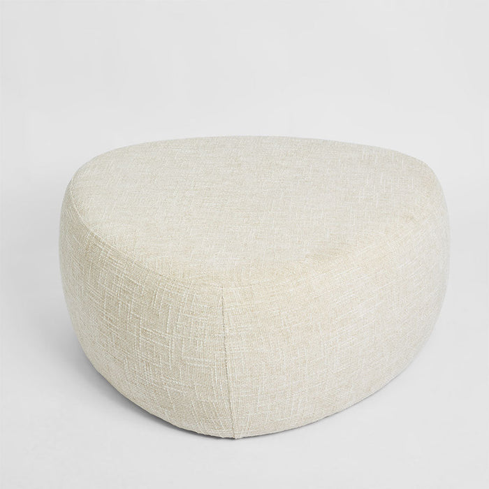 Riverstone Pebble Organic shape Large Coastal Ottoman