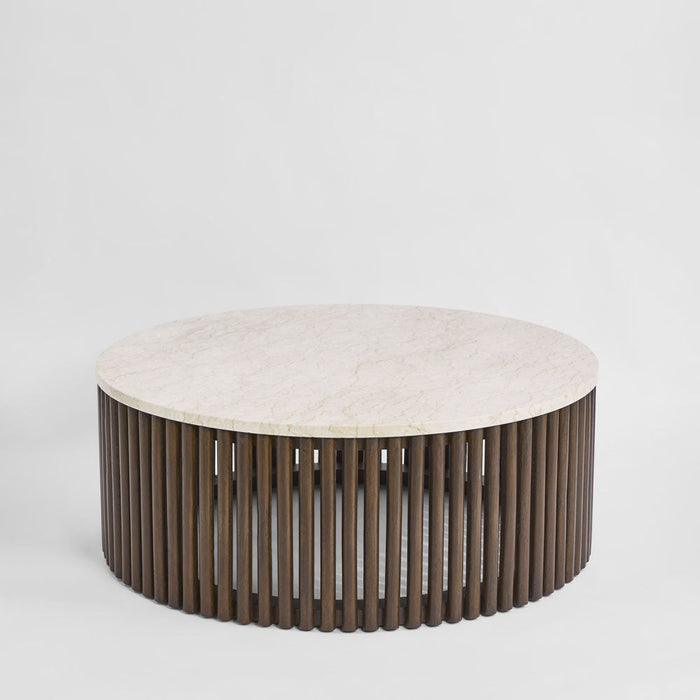 Cosi Walnut Round Coffee Table