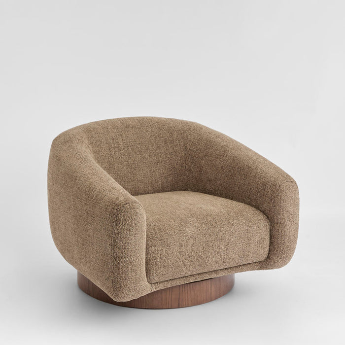 Jude Swivel Armchair Brown -Living Room & Bedroom