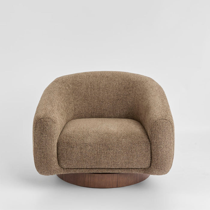 Jude Swivel Armchair Brown -Living Room & Bedroom