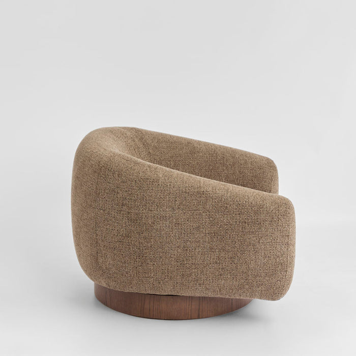 Jude Swivel Armchair Brown -Living Room & Bedroom