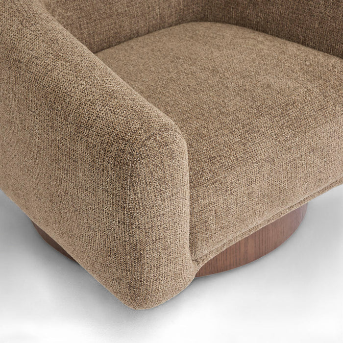 Jude Swivel Armchair Brown -Living Room & Bedroom
