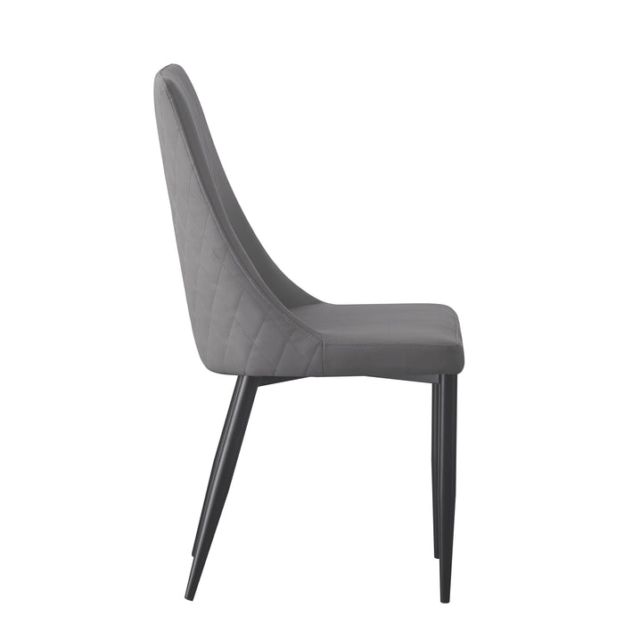 Magnus Grey Faux Leather Dining Chair