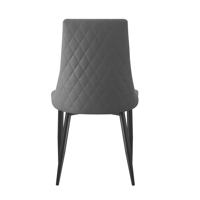 Magnus Grey Faux Leather Dining Chair