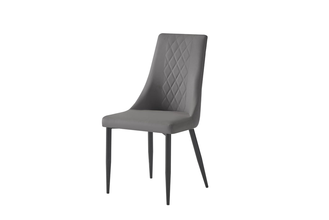 Magnus Grey Faux Leather Dining Chair