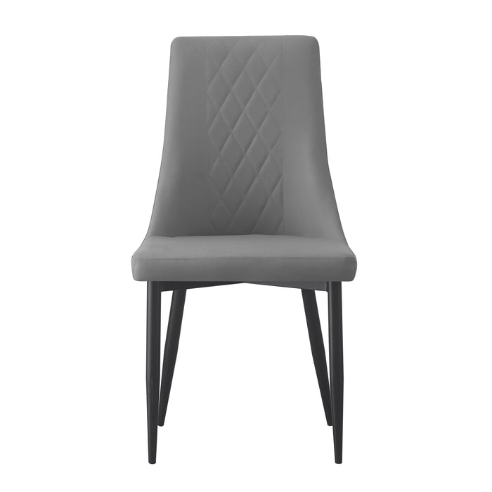 Magnus Grey Faux Leather Dining Chair