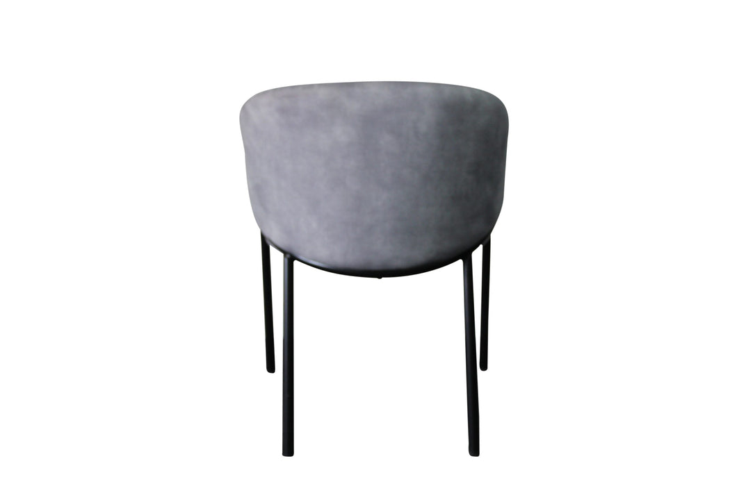 Manhattan Chair Velvet - Light Grey