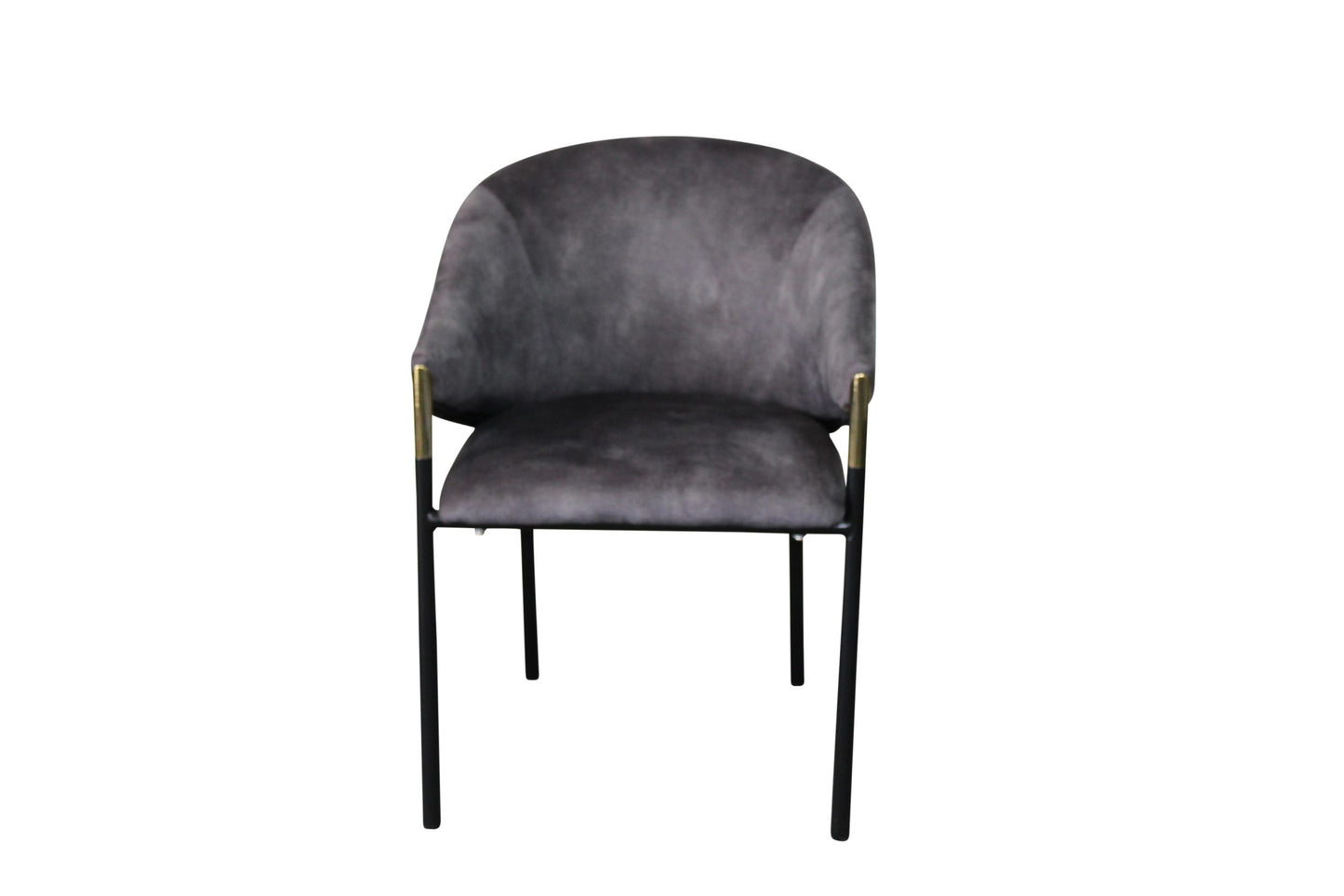 Manhatton Chair Velvet - Charcoal