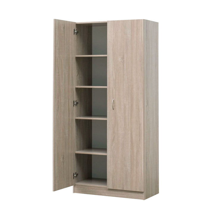 Aspen 2 Door Pantry Light Oak