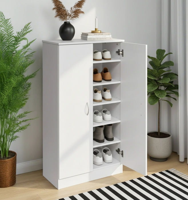 Milani Shoe Cabinet White