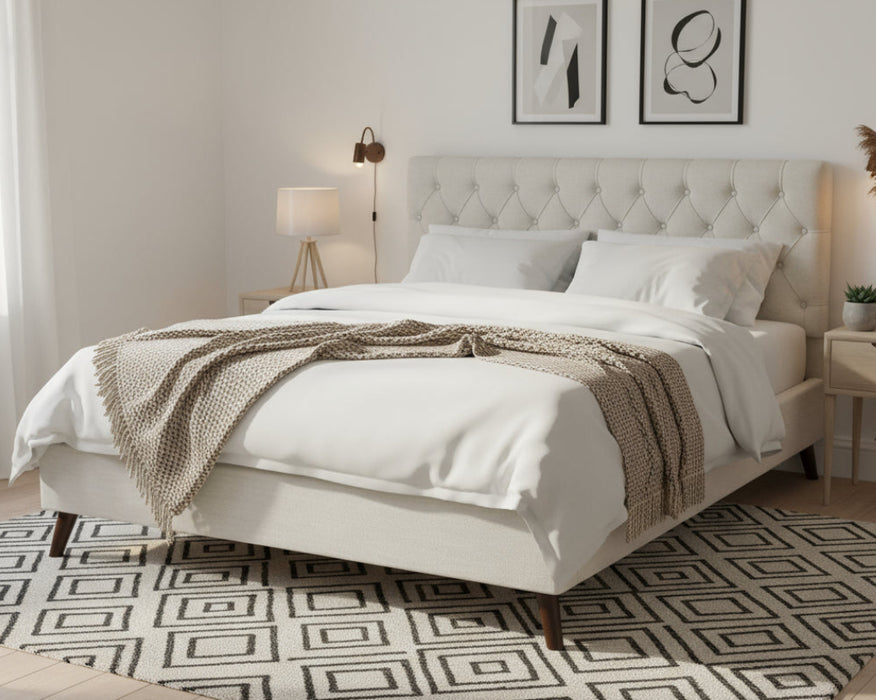 Anastacia Cream Queen bed