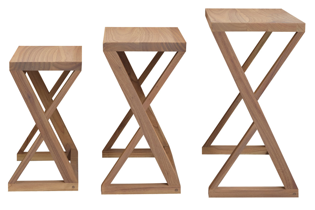 Manhattan Solid Mindi Nest of Table - Set of 3