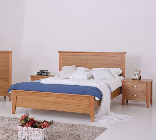 Correen Timber Bed Frame, Natural