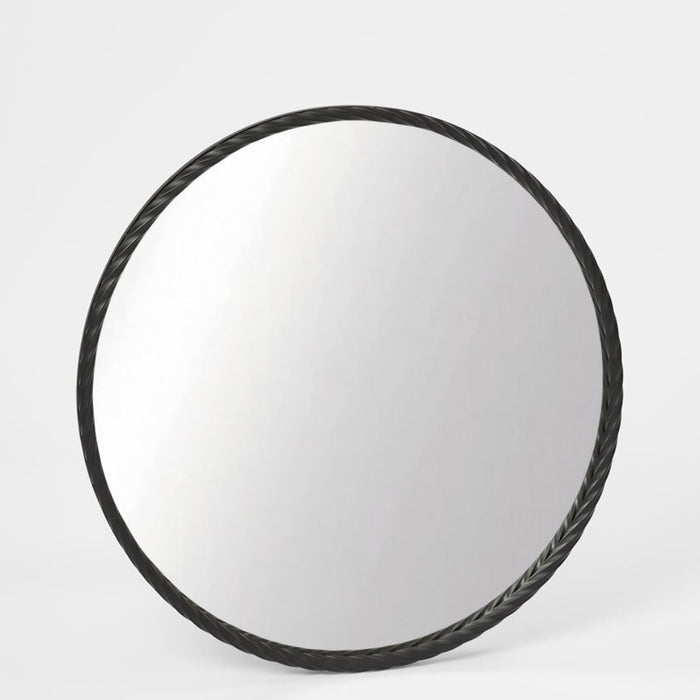 Palais Round Mirror Small Black 70cm