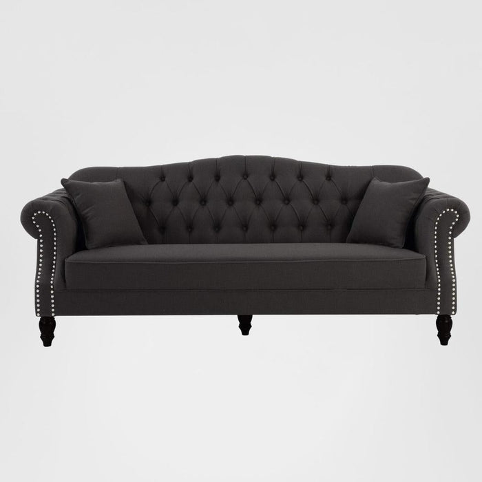 Vaucluse 3 Seater Sofa Charcoal