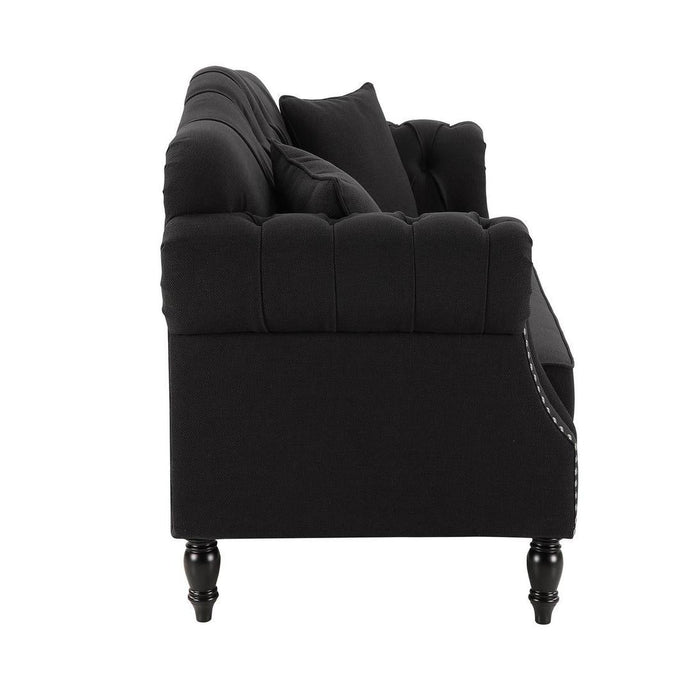 Vaucluse 3 Seater Sofa Charcoal