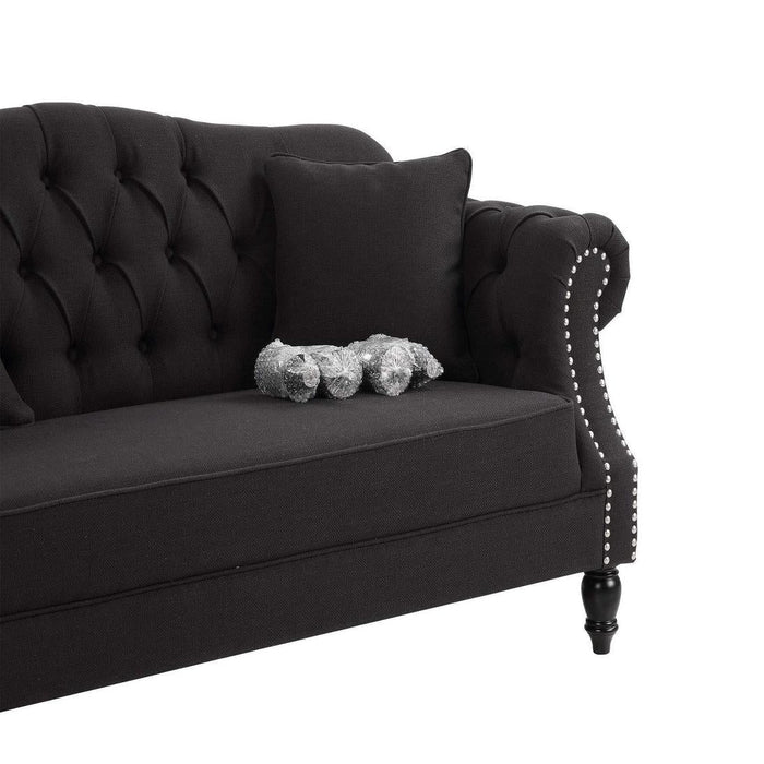 Vaucluse 3 Seater Sofa Charcoal