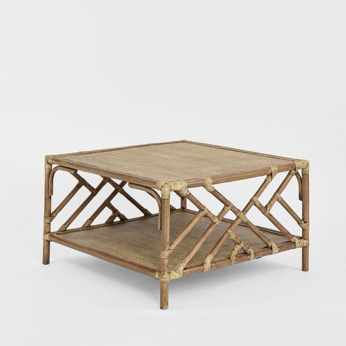 Dynasty Square Rattan Coffee Table