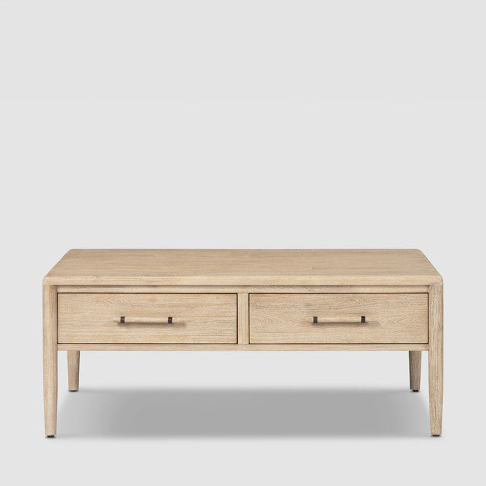 Bayview Rectangular Coffee Table Natural Whitewash
