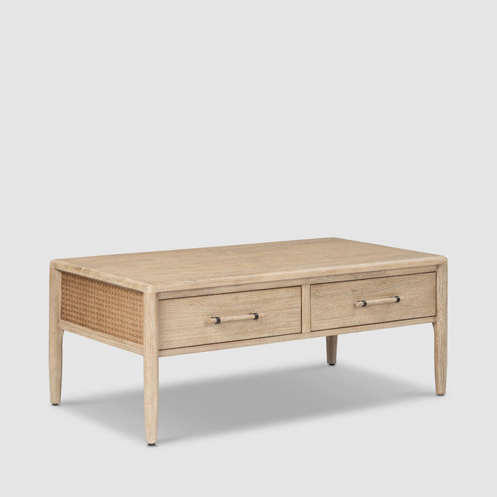 Bayview Rectangular Coffee Table Natural Whitewash