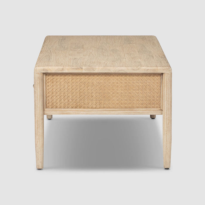 Bayview Rectangular Coffee Table Natural Whitewash