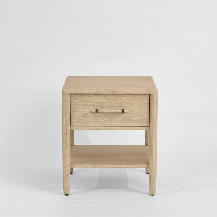 Bayview Side Table Natural Whitewash