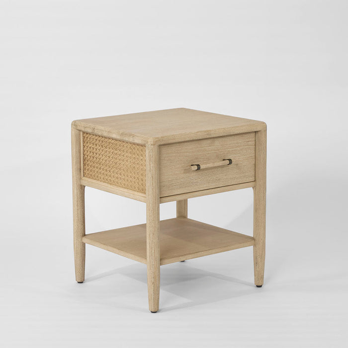 Bayview Side Table Natural Whitewash