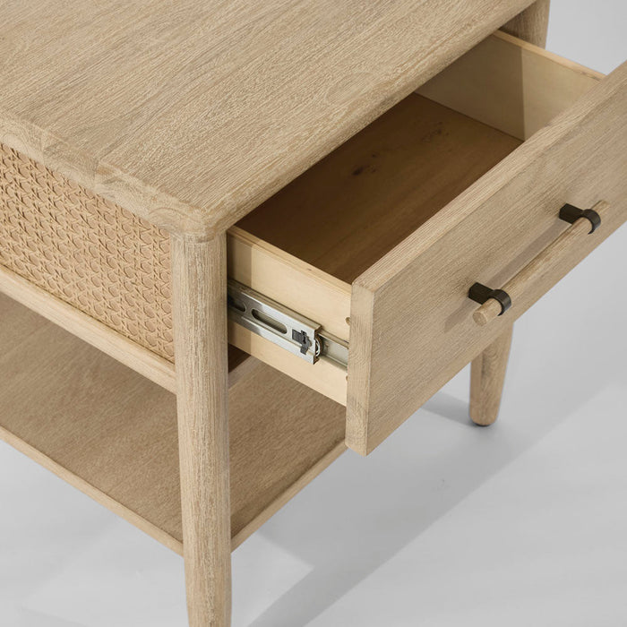 Bayview Side Table Natural Whitewash