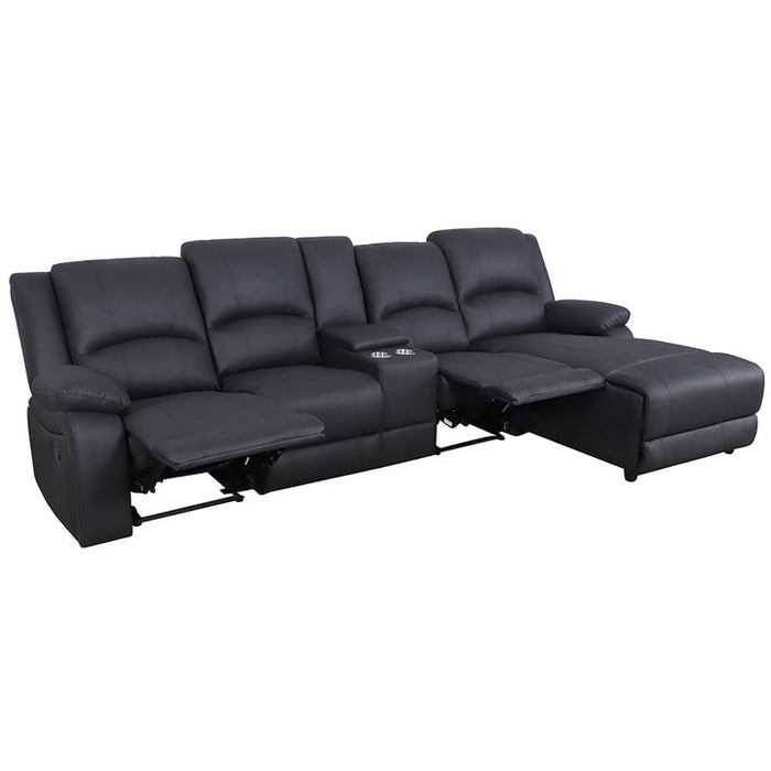 Cooks Rhino Fabric 3 Seater Recliners RHF Chaise