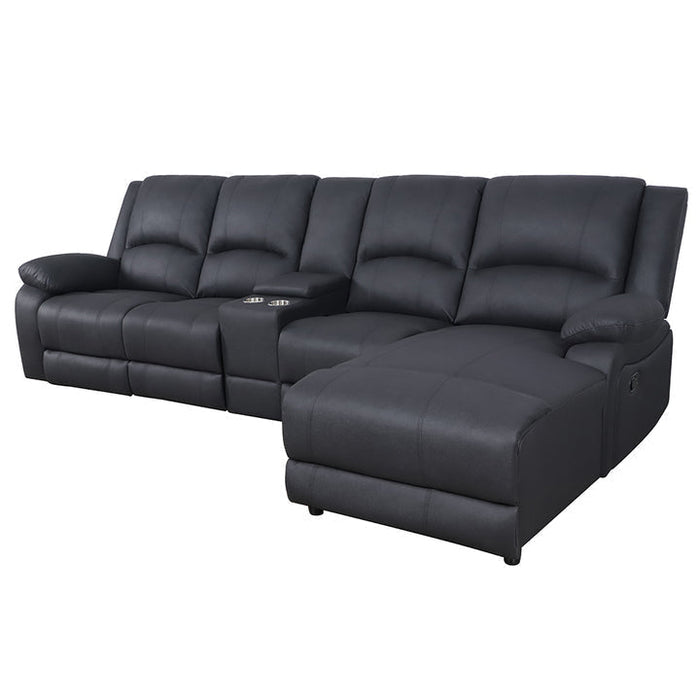 Cooks Rhino Fabric 3 Seater Recliners RHF Chaise