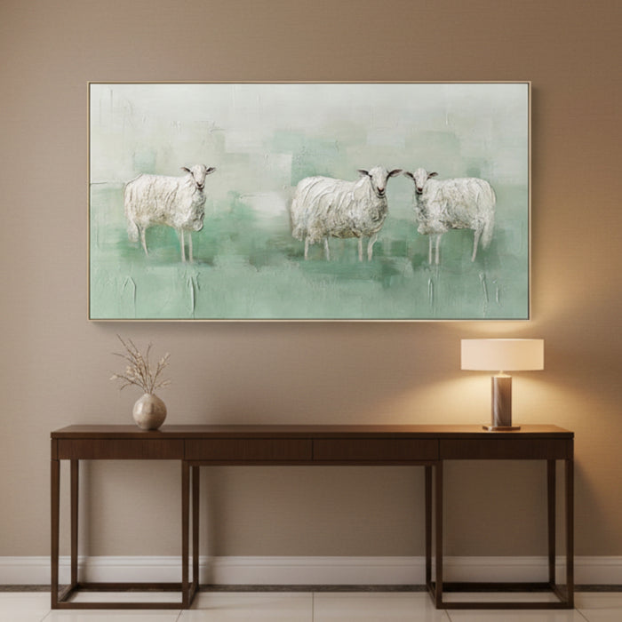 Fleece Fleet Painting
