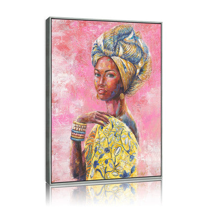 Black African Women Painting Print