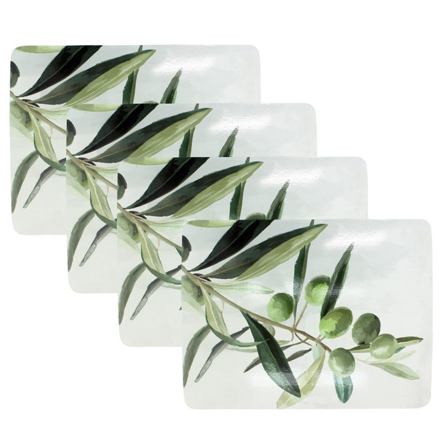 Set of 4 Olive Branch Placemat  