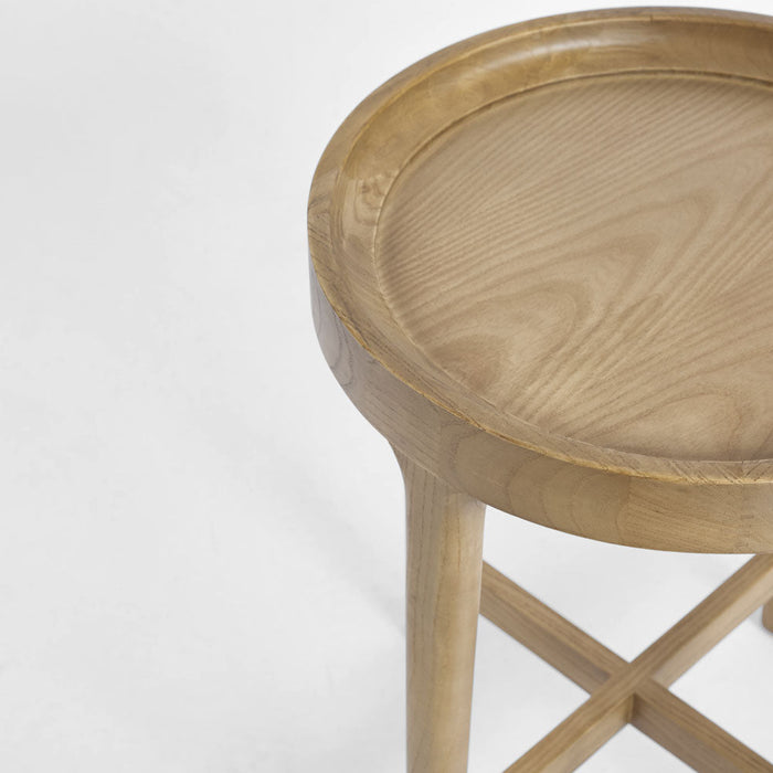 Luberon Side Table Oak Round
