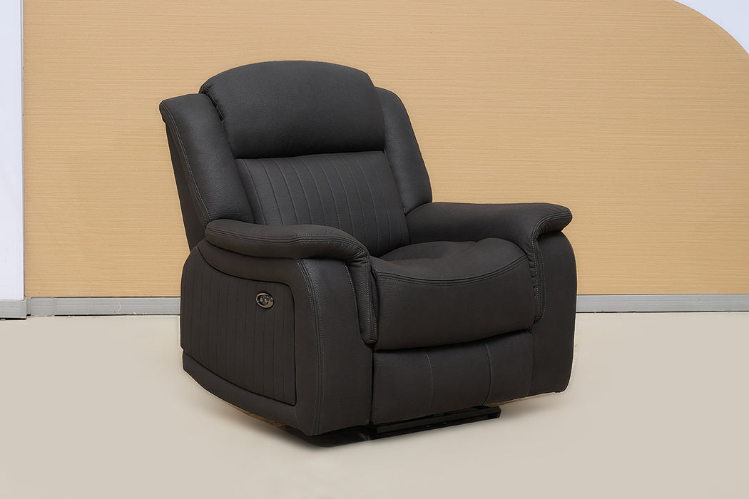Intra 3-Piece Fabric Powered Recliner Lounge Suite