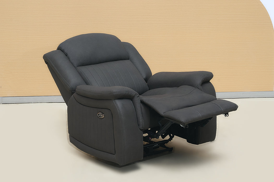 Intra 3-Piece Fabric Powered Recliner Lounge Suite