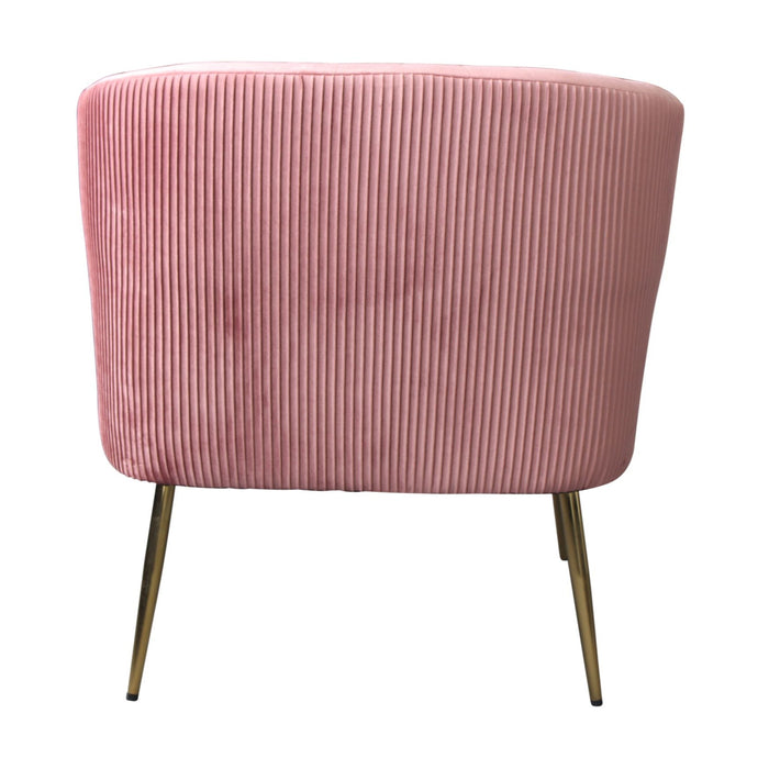 Perla Dusk Velvet Accent Armchair
