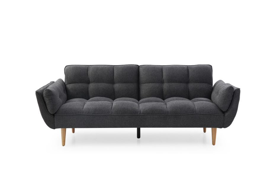 Jessie 3 Seater Sofa Bed, Charcoal