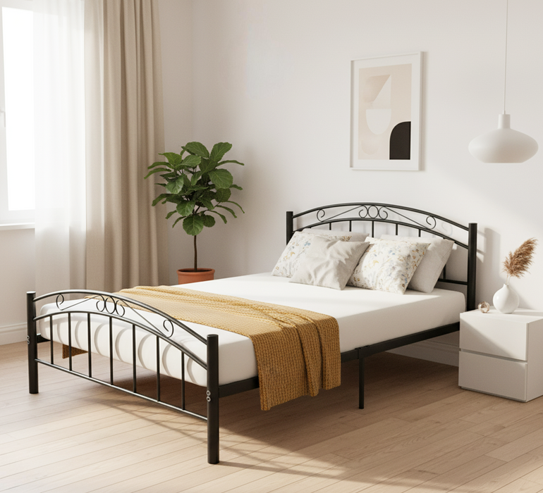Cleva Queen Size Metal Bed Frame