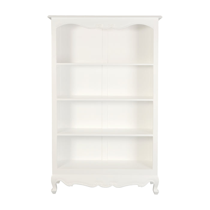 White La Prisa Queen Ann Bookcase