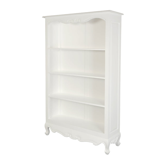 White La Prisa Queen Ann Bookcase